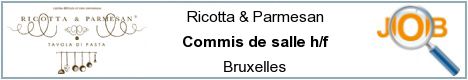 Job offers - Commis de salle h/f - Bruxelles