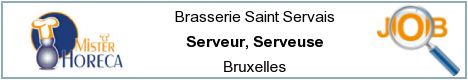 Offres d'emploi - Serveur, Serveuse - Bruxelles