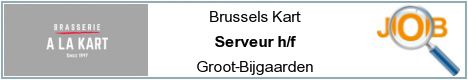 Offres d'emploi - Serveur h/f - Groot-Bijgaarden