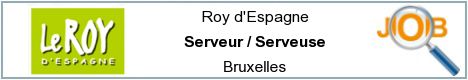 Offres d'emploi - Serveur / Serveuse - Bruxelles