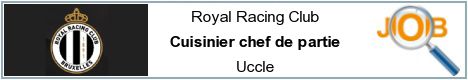 Offres d'emploi - Cuisinier chef de partie - Uccle