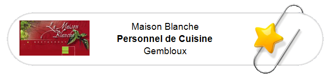 Nos annonces - Personnel de Cuisine - Gembloux
