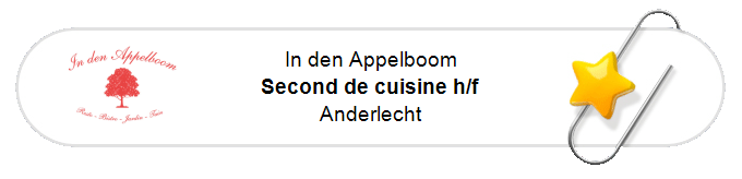 Nos annonces - Second de cuisine h/f - Anderlecht
