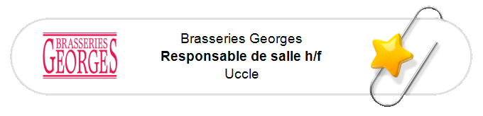 Nos annonces - Responsable de salle h/f - Uccle