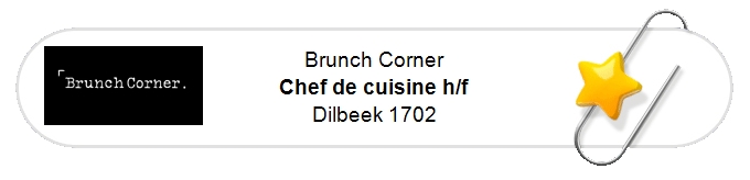 Nos annonces - Chef de cuisine h/f - Dilbeek 1702