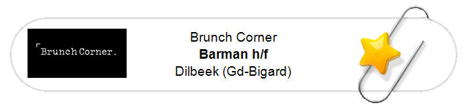 Nos annonces - Barman h/f - Dilbeek (Gd-Bigard)