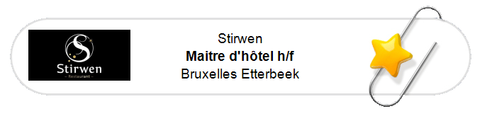Nos annonces - Maitre d'hôtel h/f - Bruxelles Etterbeek