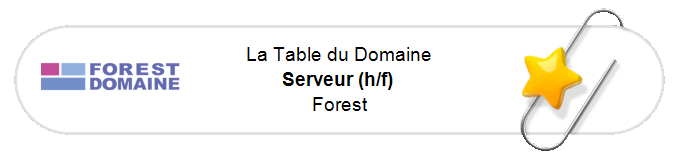 Nos annonces - Serveur (h/f) - Forest