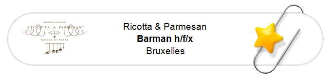 Nos annonces - Barman h/f/x - Bruxelles