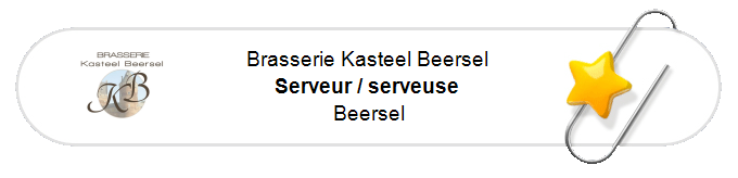 Nos annonces - Serveur / serveuse - Beersel