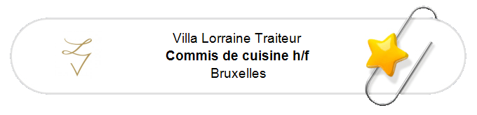 Nos annonces - Commis de cuisine h/f - Bruxelles
