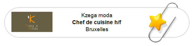 Nos annonces - Chef de cuisine h/f - Bruxelles