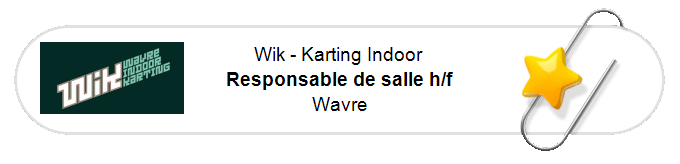Our announcements - Responsable de salle h/f - Wavre
