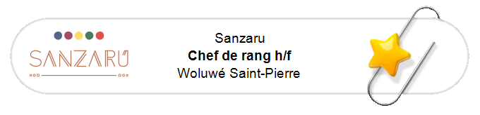 Our announcements - Chef de rang h/f - Woluwé Saint-Pierre