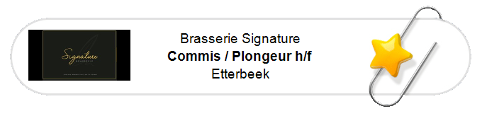 Nos annonces - Commis / Plongeur h/f - Etterbeek