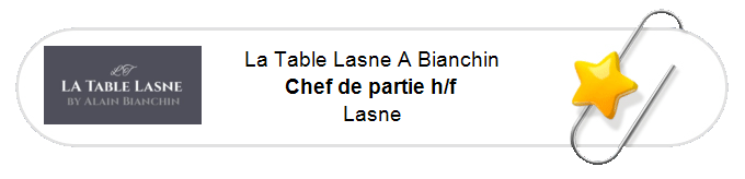 Nos annonces - Chef de partie h/f - Lasne