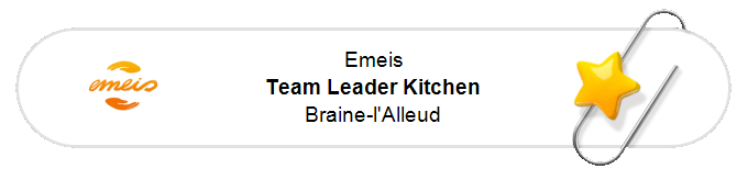Nos annonces - Team Leader Kitchen - Braine-l'Alleud