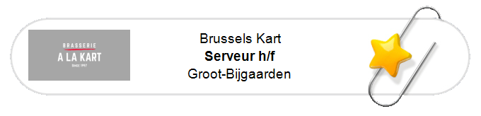 Nos annonces - Serveur h/f - Groot-Bijgaarden