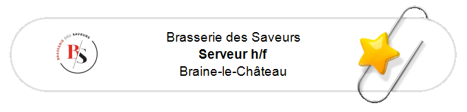 Nos annonces - Serveur h/f - Braine-le-Château