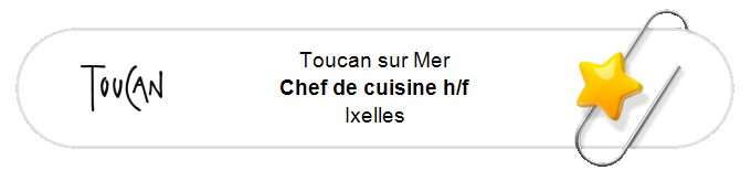 Nos annonces - Chef de cuisine h/f - Ixelles