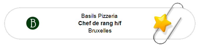 Nos annonces - Chef de rang h/f - Bruxelles