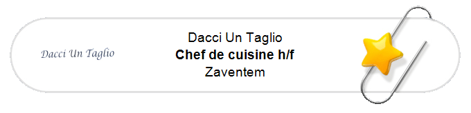 Nos annonces - Chef de cuisine h/f - Zaventem