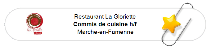 Nos annonces - Commis de cuisine h/f - Marche-en-Famenne