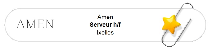 Nos annonces - Serveur h/f - Ixelles