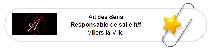 Nos annonces - Responsable de salle h/f - Villers-la-Ville