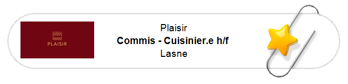 Nos annonces - Commis - Cuisinier.e h/f - Lasne