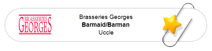 Nos annonces - Barmaid/Barman - Uccle