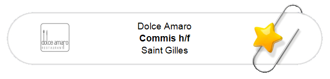 Nos annonces - Commis h/f - Saint Gilles