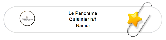 Nos annonces - Cuisinier h/f - Namur