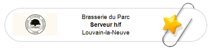 Nos annonces - Serveur h/f - Louvain-la-Neuve