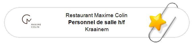 Nos annonces - Personnel de salle h/f - Kraainem