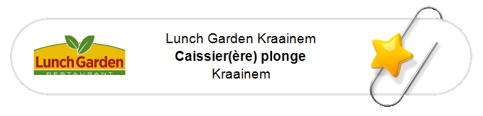 Nos annonces - Caissier(ère) plonge - Kraainem