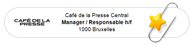 Nos annonces - Manager / Responsable h/f - 1000 Bruxelles