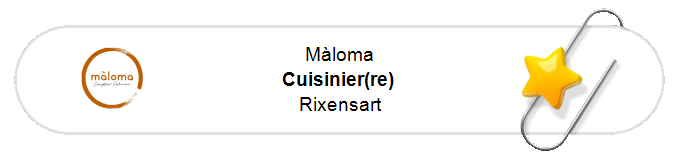 Nos annonces - Cuisinier(re) - Rixensart