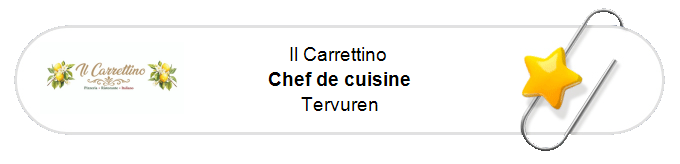 Nos annonces - Chef de cuisine - Tervuren